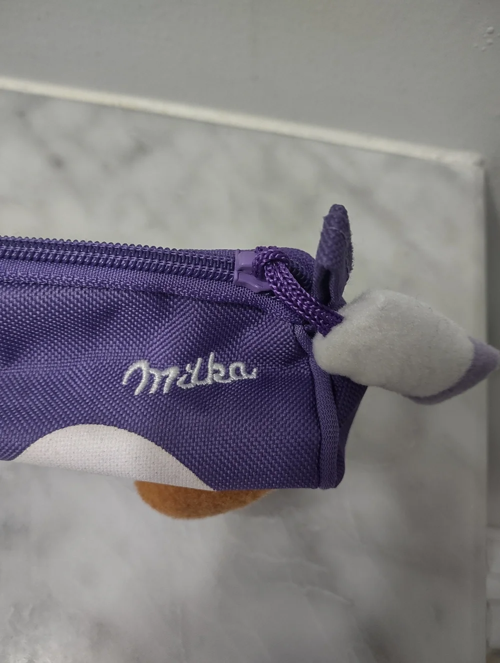 Milka Purple Cow Zip Pencilcase